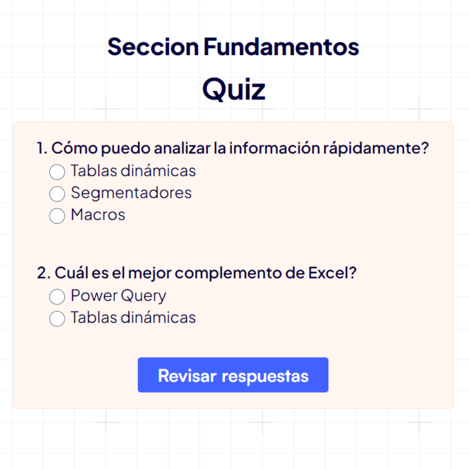 Autoevaluaciones, quizzes y laboratorios para poner a prueba tus conocimientos