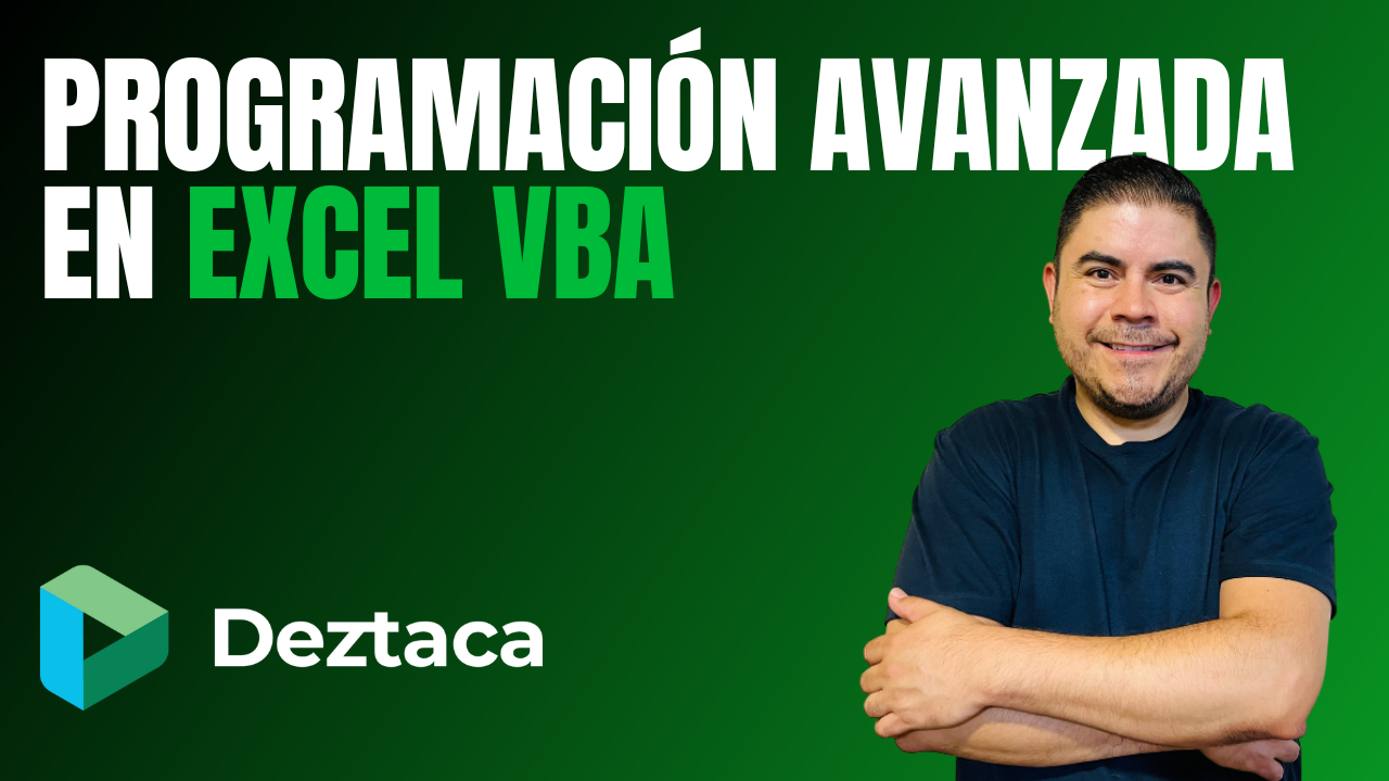 Portada del curso 'Programación Avanzada con VBA en Excel'